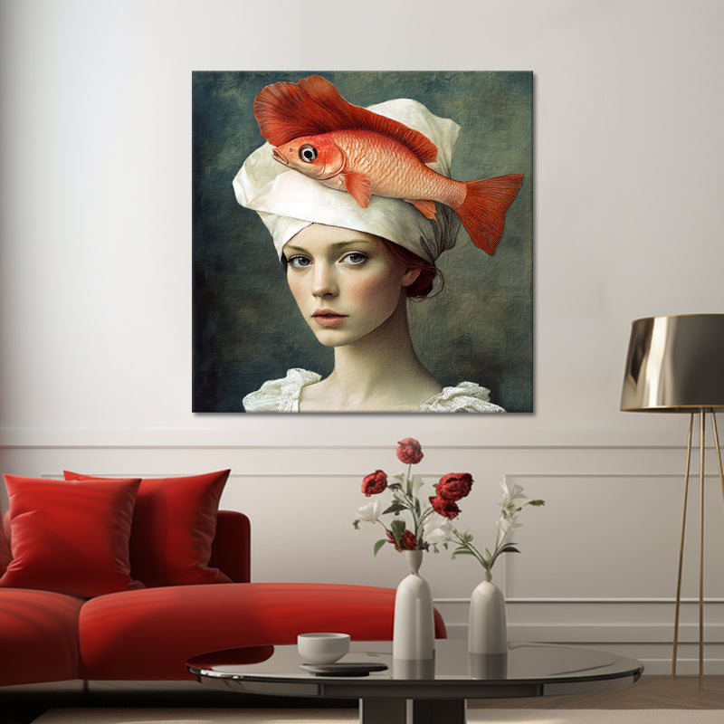 Frau mit Fisch I
