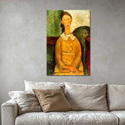 Young vrouw portret - Amedeo Modigliani