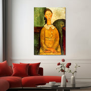 Young vrouw portret - Amedeo Modigliani