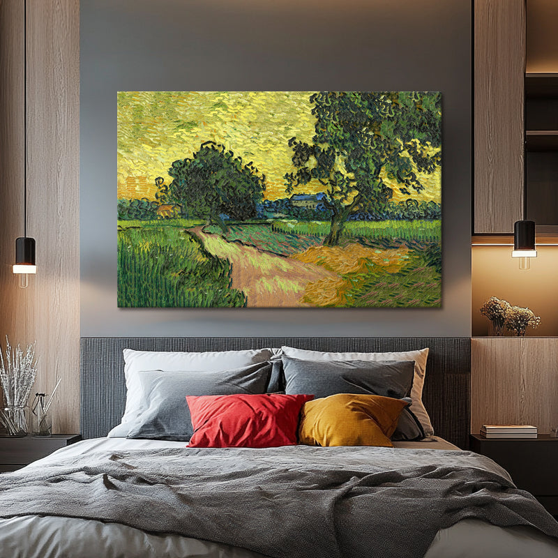 Landscape at twilight - Van Gogh