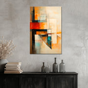 Abstracte schilderij kunst