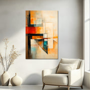 Abstracte schilderij kunst