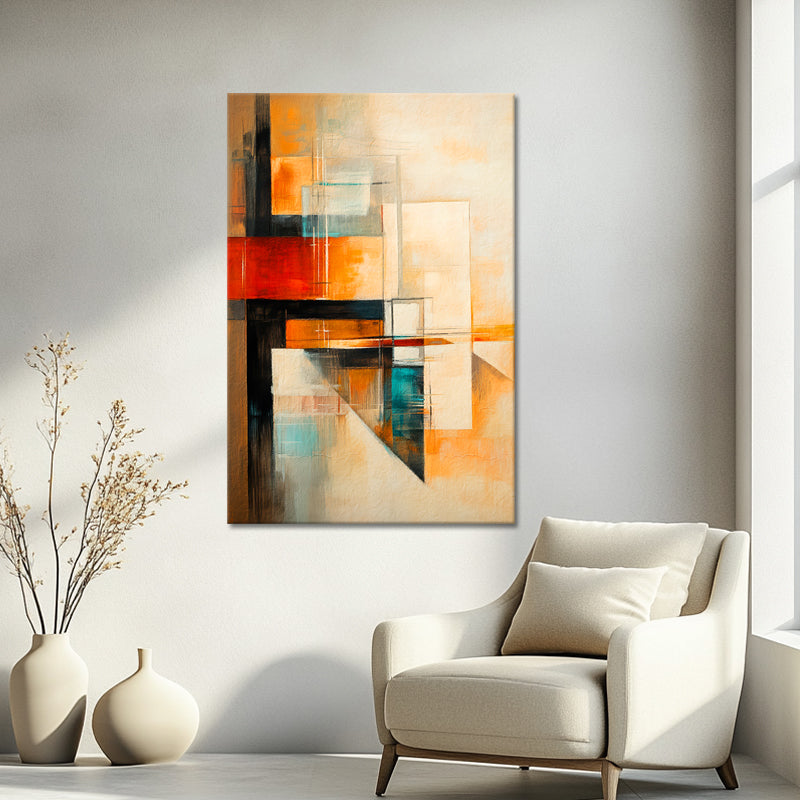 Abstracte schilderij kunst