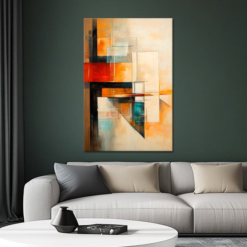 Abstracte schilderij kunst