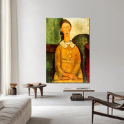 Young vrouw portret - Amedeo Modigliani