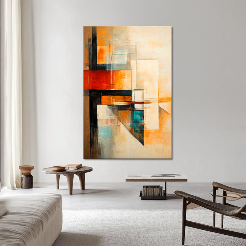 Abstracte schilderij kunst