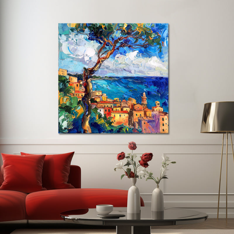 Landschap Art schilderij