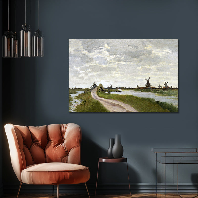Windmühlen bei Zaandam – Monet