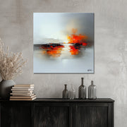 Abstract landschap schilderij III