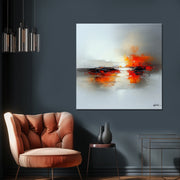 Abstract landschap schilderij III