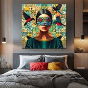 Frau im Mosaik III