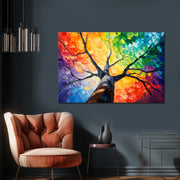 Schilderij Kleurrijk boom II