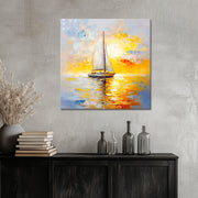 Zeilboot bij Zonsondergang II