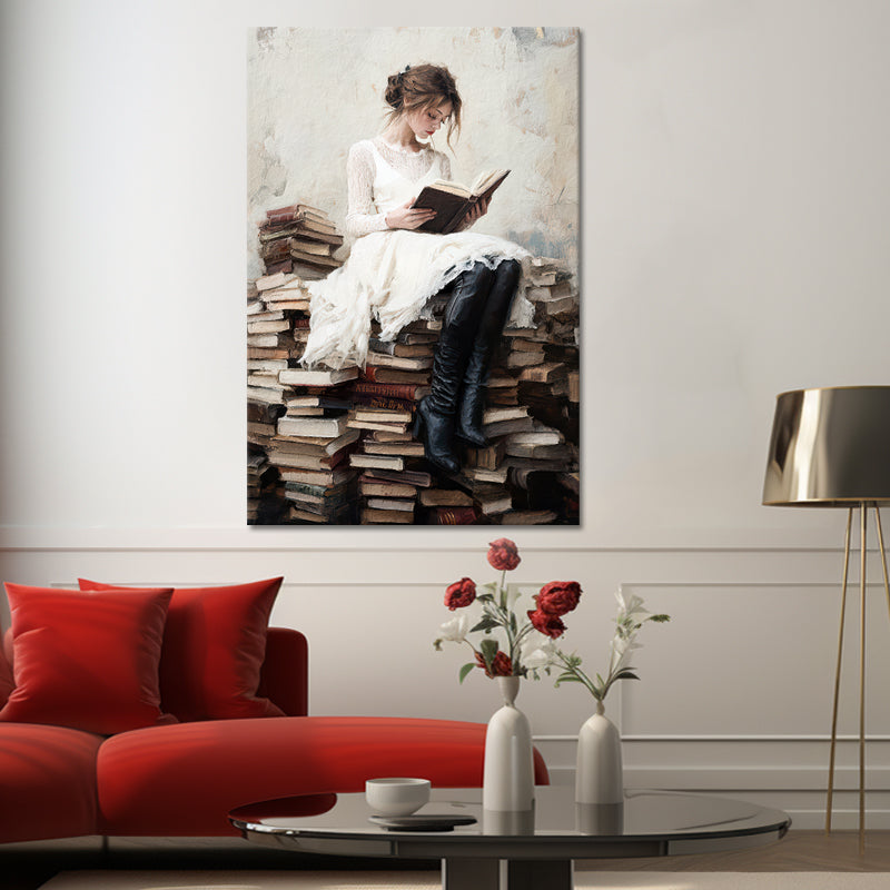 Mädchen beim Lesen II