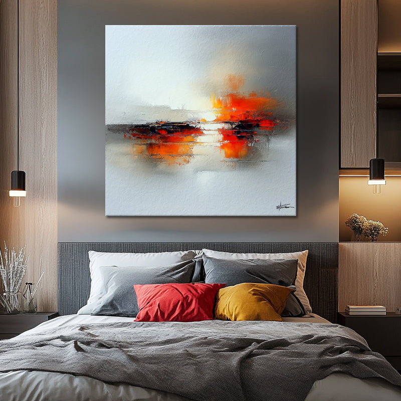 Abstract landschap schilderij III