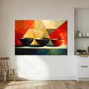 Drie decoratieve potten II
