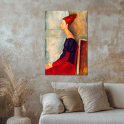 Jeanne Hébuterne in donker kleding -  Amedeo Modigliani