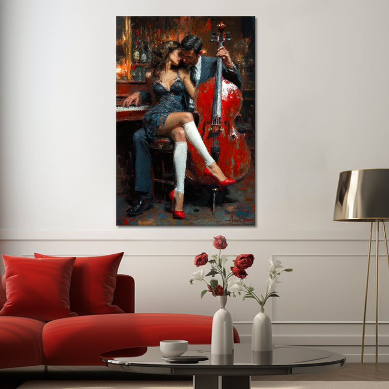 Jazz Gemälde Kunst II