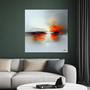 Abstract landschap schilderij III