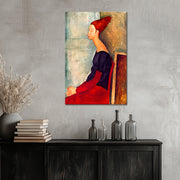 Jeanne Hébuterne in donker kleding -  Amedeo Modigliani