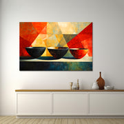 Drie decoratieve potten II