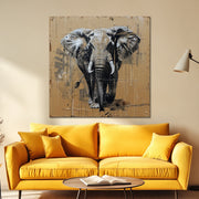 Olifant mixed media
