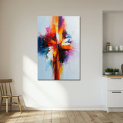 Abstract in kleur schilderij