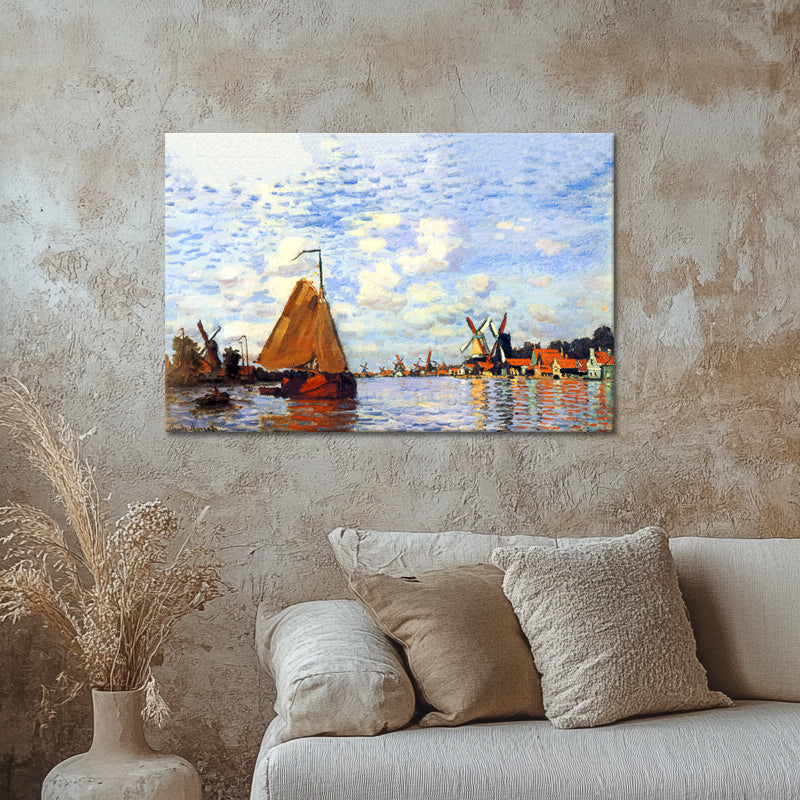 Die Zaan bei Zaandam - Monet