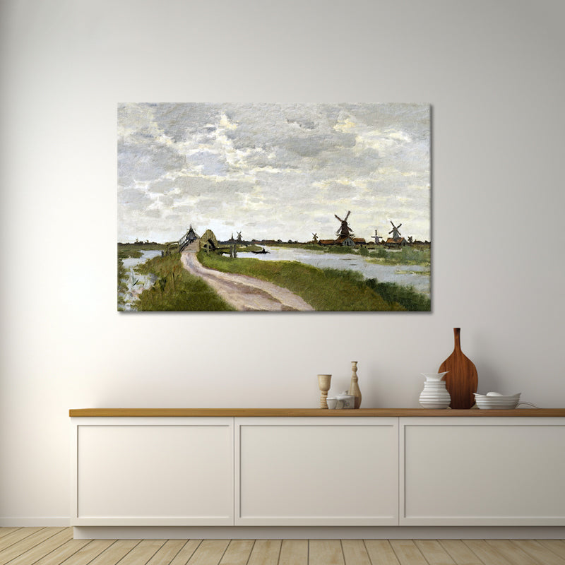 Windmühlen bei Zaandam – Monet