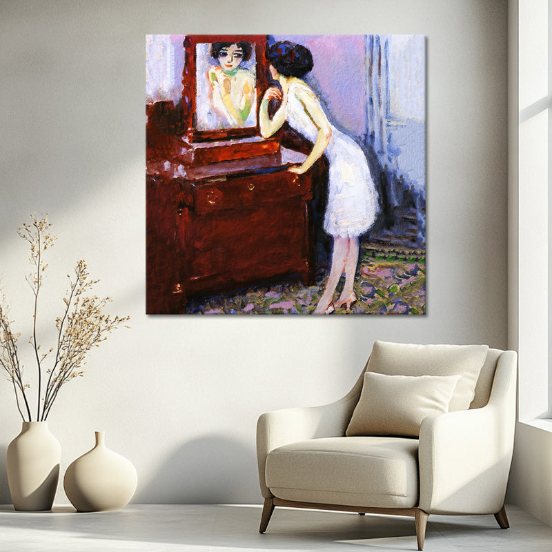 Frau vor einem Spiegel - Kees van Dongen