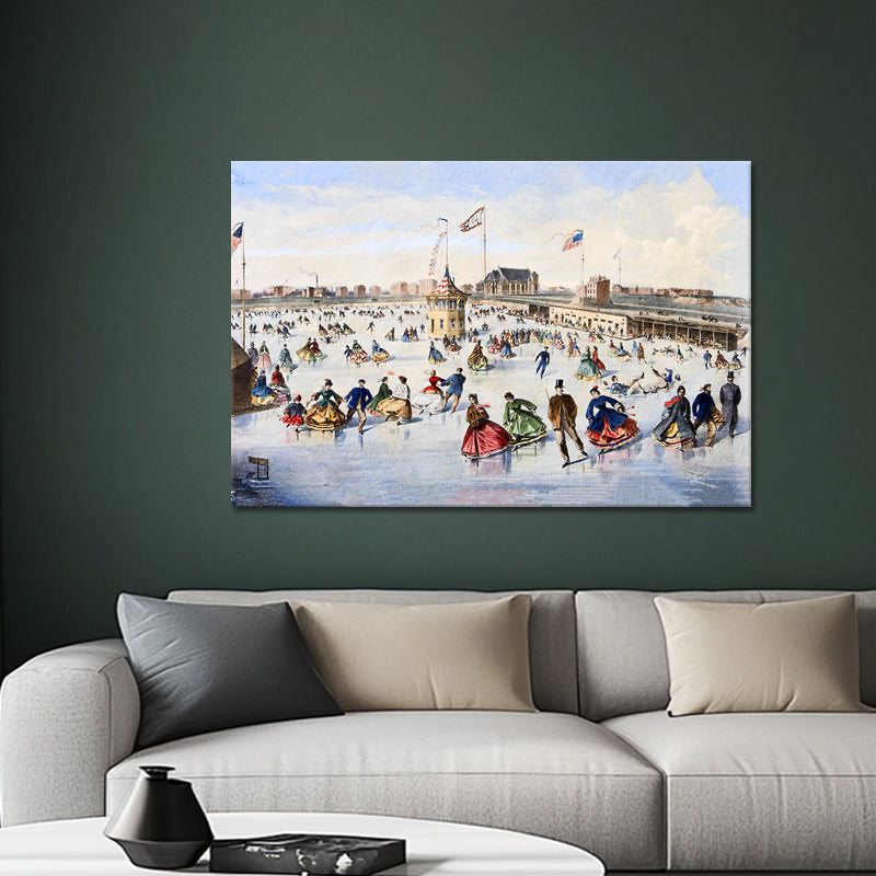 Ice Skating in New York Has Always Been Magical - Winslow Homery