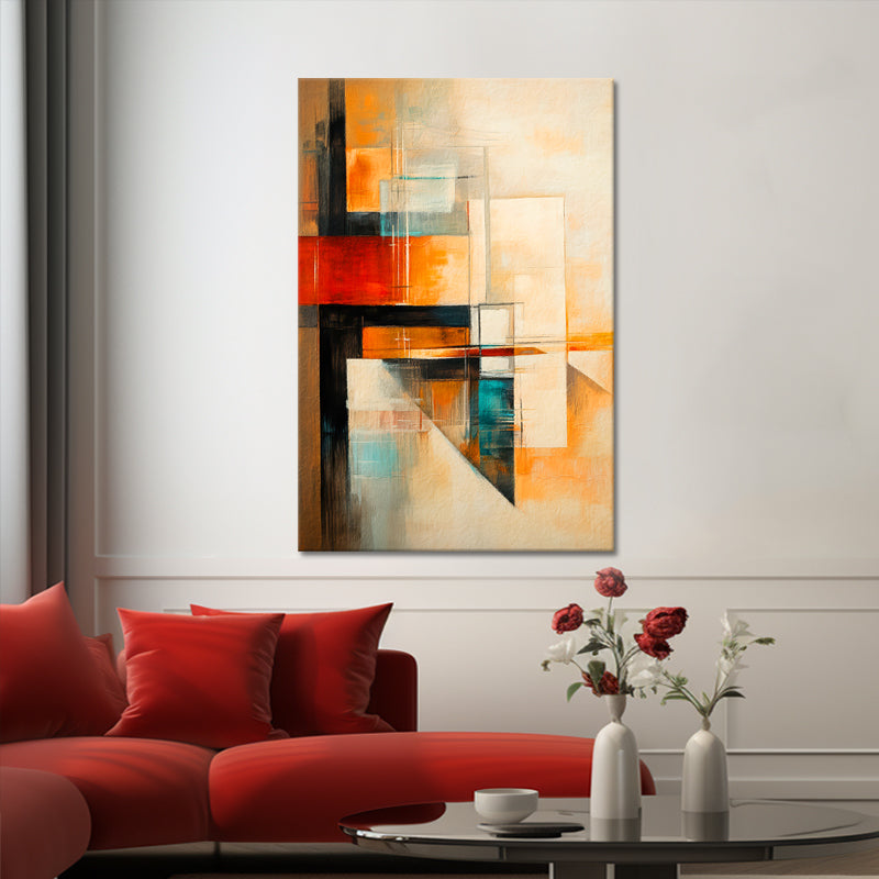 Abstracte schilderij kunst