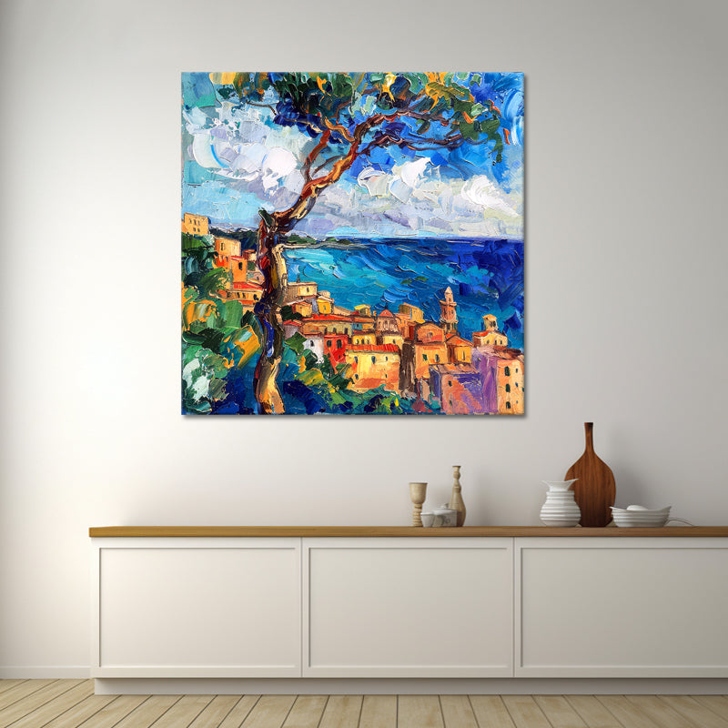 Landschap Art schilderij