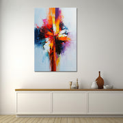 Abstract in kleur schilderij