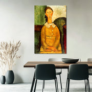 Young vrouw portret - Amedeo Modigliani