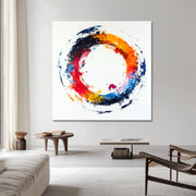 Abstract circle in circle