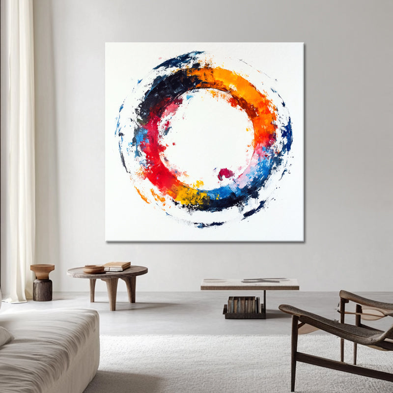 Abstract circle in circle