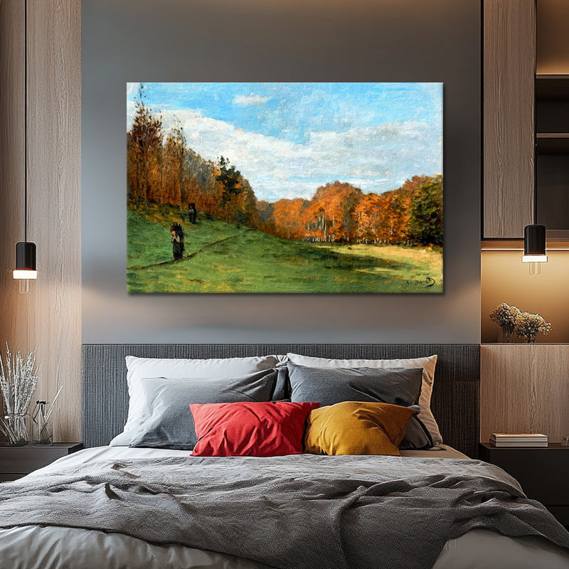 Holzsammler im Wald von Fontainebleau - Monet