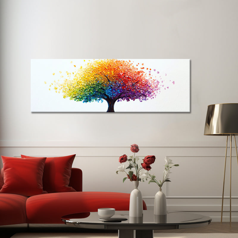 Farbenfrohes Baum-Gemälde