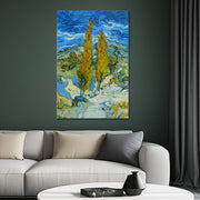 Two Poplars in the Alpilles near Saint-Rémy - Van Gogh