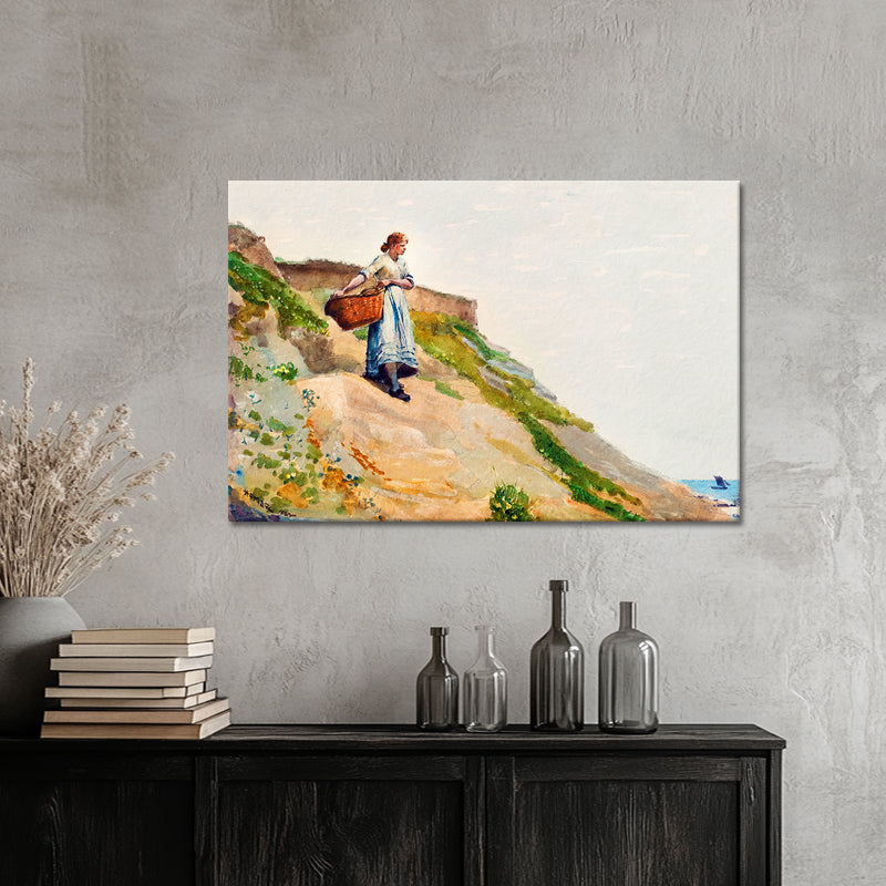 Mädchen mit Korb – Winslow Homer