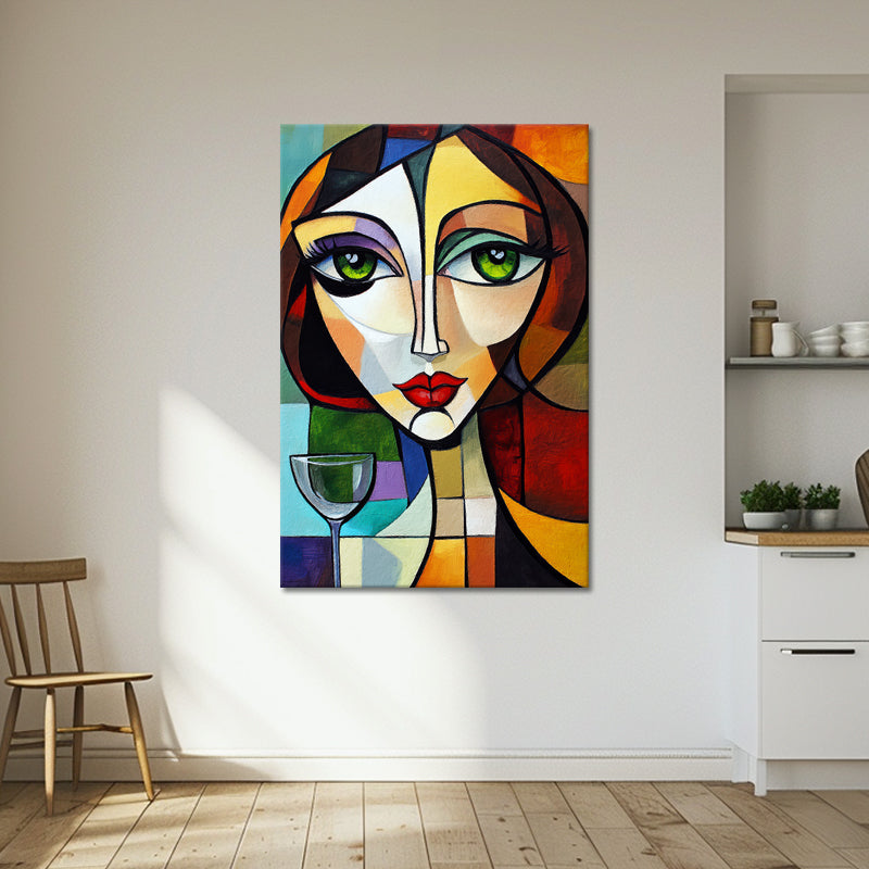 Frau Kubismus Kunst