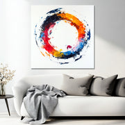 Abstract circle in circle