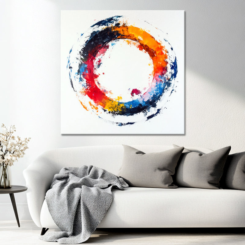 Abstract circle in circle
