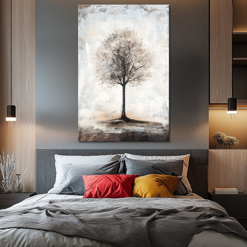 Een boom schilderij