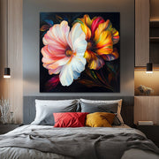 Zwei Blumen Gemälde II