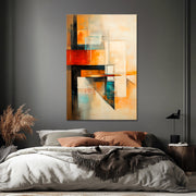 Abstracte schilderij kunst