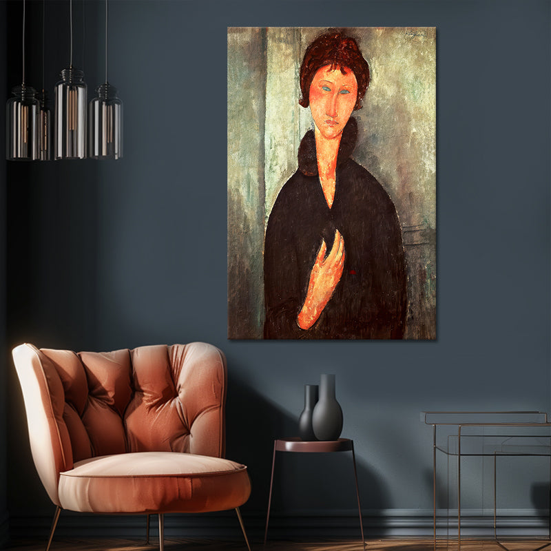 Femme aux yeux bleus - Amedeo Modigliani