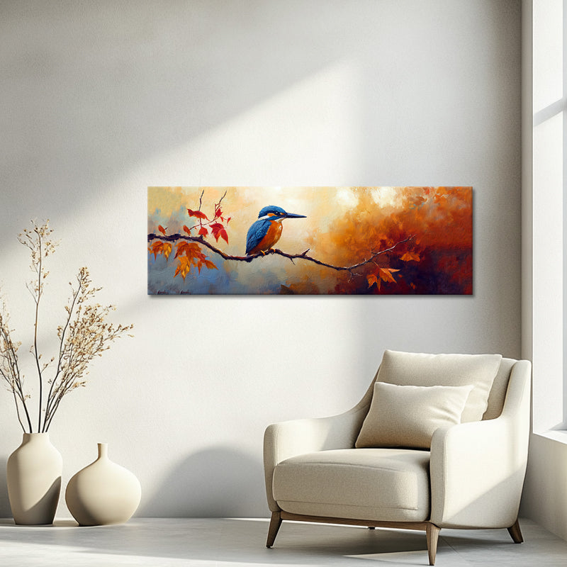 Eisvogel auf Ast