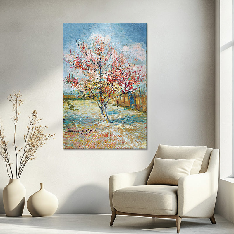 De roze perzikboom - Van Gogh